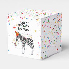 Caixinha De Lembrancinhas Peixe-zebra - Animais na Festa de aniversário