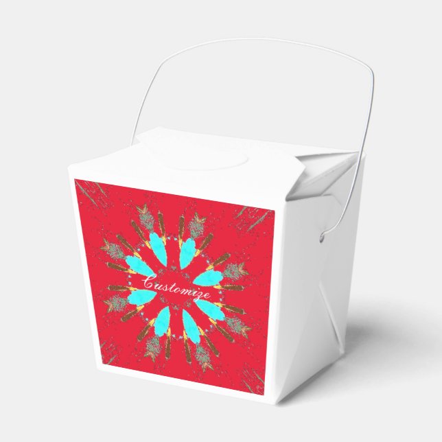 Caixinha De Lembrancinhas Penas da Seta à Seta Trocada (Frente)