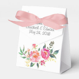 Caixinha De Lembrancinhas Peônias te obrigado