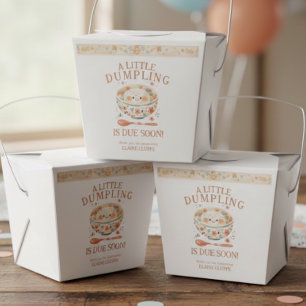Caixinha De Lembrancinhas Pequeno Chá de fraldas Bao Bun Dumpling