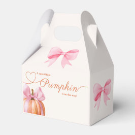 Caixinha De Lembrancinhas Pequeno Chá de fraldas de Abóbora - Queda do Arco