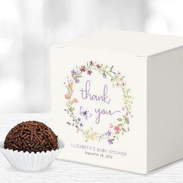 Caixinha De Lembrancinhas Pequeno Chá de Namorada de Vidraça Selvagem