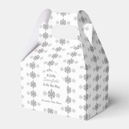 Caixinha De Lembrancinhas Pequeno Floco De Neve A Caminho