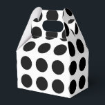 Caixinha De Lembrancinhas PERSONALIZAR ISSO - Padrão Bolinhas B&W<br><div class="desc">Favoritos para festas personalizados,  vestuário e coleções personalizados,  presentes de excelente e muito mais de Corona Radiata no Zazzle.</div>