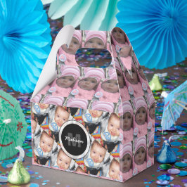 Caixinha De Lembrancinhas Personalize o seu monograma personalizado de três 