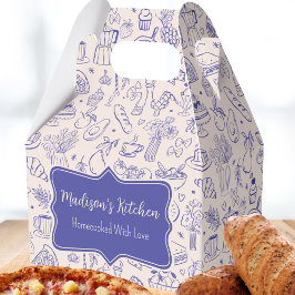 Caixinha De Lembrancinhas Personalized Cute Hand Drawn Food