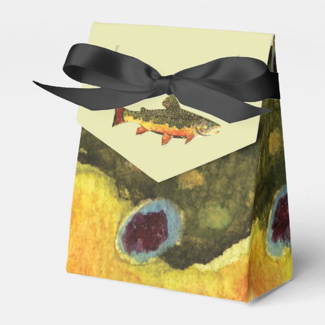 Caixinha De Lembrancinhas Pesca De Trutas (Frente)