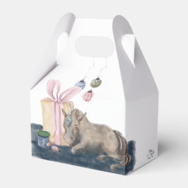 Caixinha De Lembrancinhas Pferde- Geschenkbox- Weihnachtsmotiv mit Pferd