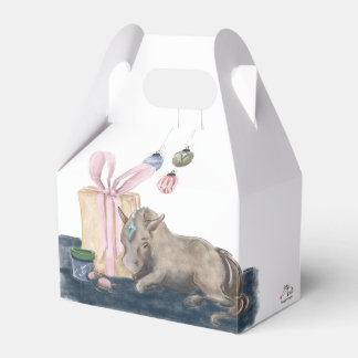 Caixinha De Lembrancinhas Pferde- Geschenkbox- Weihnachtsmotiv mit Pferd