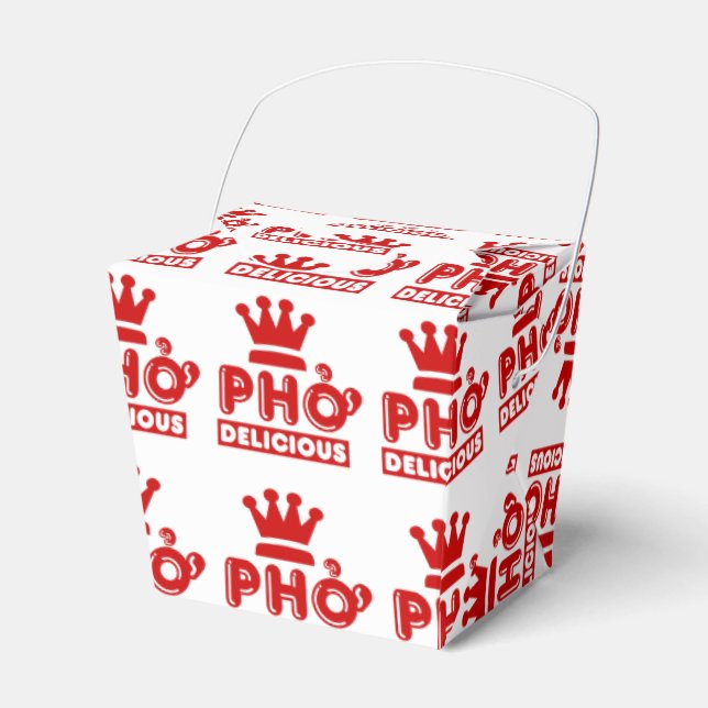 Caixinha De Lembrancinhas Pho King Delicious (Frente)