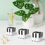 Caixinha De Lembrancinhas Piano Keys Black & White Party<br><div class="desc">Espero que goste desta caixa de favoritos de excelente com estas chaves de Piano em preto e branco. Desfrute! https://www.zazzle.com/store/artzdizigns</div>