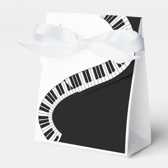 Caixinha De Lembrancinhas Piano Musical Favor Box II (Frente)