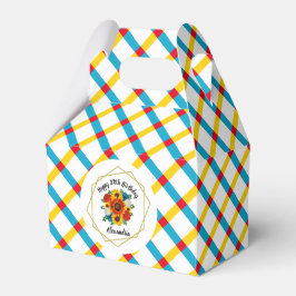 Caixinha De Lembrancinhas Picnic Party Geométrico Floral