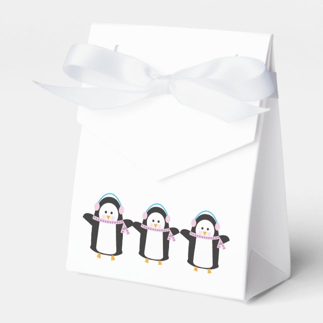 Caixinha De Lembrancinhas Pinguim (Frente)