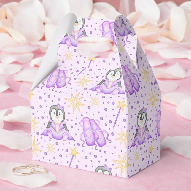 Caixinha De Lembrancinhas Pinguim-Pinto-de-Açúcar de Natal (Casamento)