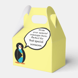 Caixinha De Lembrancinhas Pinguim Senhora das Bahamas Conversando
