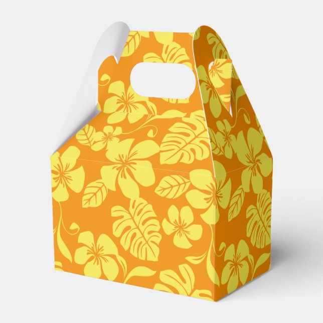 CAIXINHA DE LEMBRANCINHAS PINK BIKINI (TANGERINA/AMARELO) (Frente)