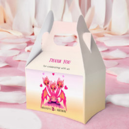 Caixinha De Lembrancinhas Pink dragon 