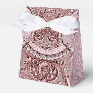 Caixinha De Lembrancinhas Pink Flower Favor Box