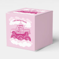 Pink Version I Love Monster Trucks Image