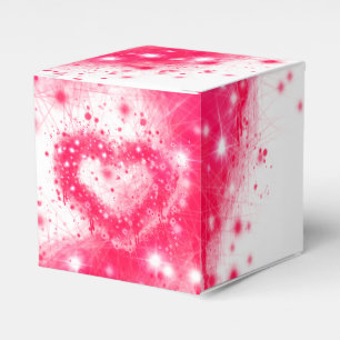Caixinha De Lembrancinhas Pintura cor-de-rosa com spray de Grafite