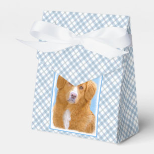 Caixinha De Lembrancinhas Pintura de Cachorro de Retriever com Tolerância a
