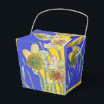 Caixinha De Lembrancinhas Pintura de flor de narciso floral Aniversário Azul<br><div class="desc">Pintura de flor de narciso Caixa de Bolo de Aniversário de aquarela floral. Um produto glorioso feito a partir das minhas pinturas originais de aquarela.</div>