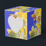 Caixinha De Lembrancinhas Pintura de Flor de Narciso Floral Aniversário Azul<br><div class="desc">Pintura de flor de narciso Aquarela floral Caixa de Bolo de Aniversário. Um produto glorioso feito a partir das minhas pinturas originais em aquarela.</div>