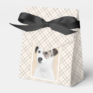 Caixinha De Lembrancinhas Pintura do Parson Jack Russell Terrier - Arte Cani