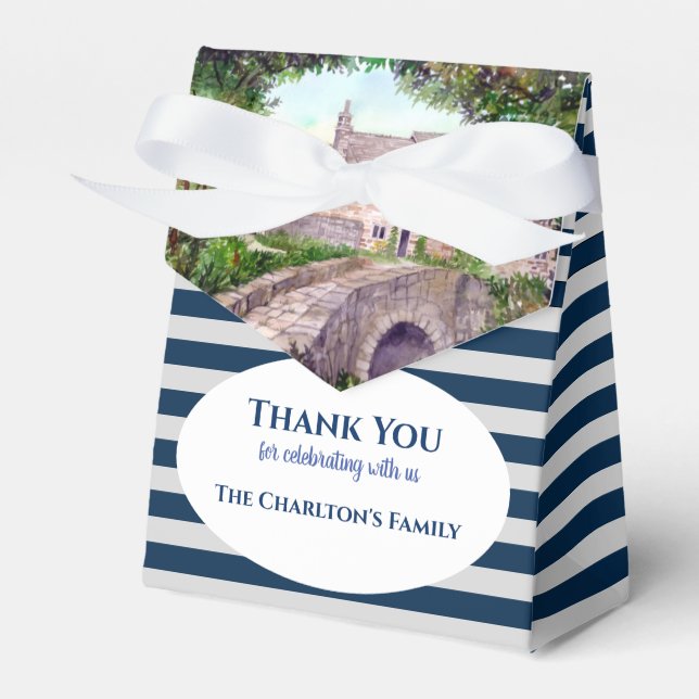 Caixinha De Lembrancinhas Pintura por Aquecimento Doméstico (Frente)