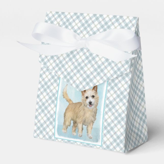 Caixinha De Lembrancinhas Pintura Portuguesa do Podengo Pequeno - Arte Origi (Frente)