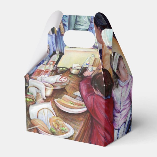 Caixinha De Lembrancinhas Piquenique agradável (Frente)