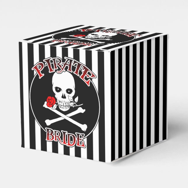 Caixinha De Lembrancinhas Pirate Bride Gift Box (Frente)