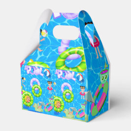 Caixinha De Lembrancinhas piscina divertida e faz aniversário