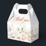 Caixinha De Lembrancinhas PixDezines Rosas em Aguarela Elegantes Rosa Velado<br><div class="desc">PixDezines Rosas em Aguarela Elegantes Rosa Velado e Creme em buquês com folhagens para qualquer ocasião. Fontes e cores personalizáveis. Copyright © 2021 PixDezines™. Todos os direitos reservados.</div>