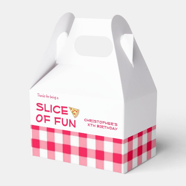 Caixinha De Lembrancinhas Pizza Party Kids Birthday (Frente)
