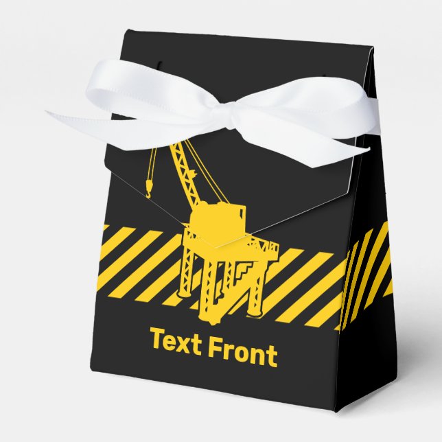 Caixinha De Lembrancinhas Plataforma de construção (Frente)