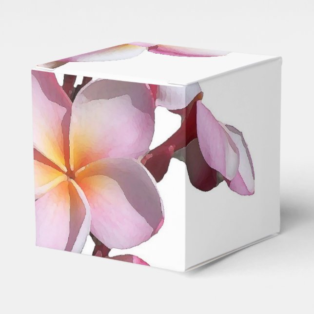Caixinha De Lembrancinhas Plumeria Flowers Box (Frente)