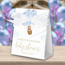 Caixinha De Lembrancinhas Podemos Esperar O Chá de fraldas Do Urso Azul