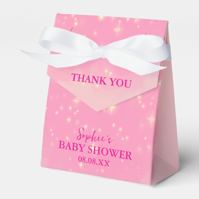 Caixinha De Lembrancinhas Podemos Esperar Um Balão De Hydrangeas Rosa (Frente)