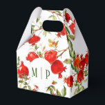Caixinha De Lembrancinhas Pomegrancha tema aquarela Cores brilhantes<br><div class="desc">Simples tema de casamento com cor laranja clara. Você pode clicar e personalizar o texto. Se tiver alguma pergunta,  simplesmente me envie uma mensagem e eu estou feliz em ajudar</div>