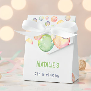 Caixinha De Lembrancinhas Pop! Criança de aniversário de bolhas de sabão