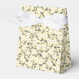 Caixinha De Lembrancinhas Prado Sussurrante - Floral Amarelo Manteiga