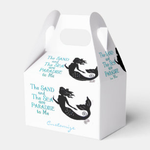 Caixinha De Lembrancinhas Praia de Areia e Mar Sereia Thunder_Cove