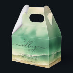 Caixinha De Lembrancinhas Praia do Oceano Azul Aquarela Sol de Verão<br><div class="desc">Praia do Oceano Azul Aquarela Sol de Verão</div>