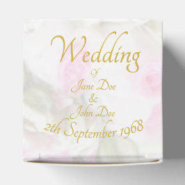 Caixinha De Lembrancinhas Presente de casamento - Noiva com buquê de casamen