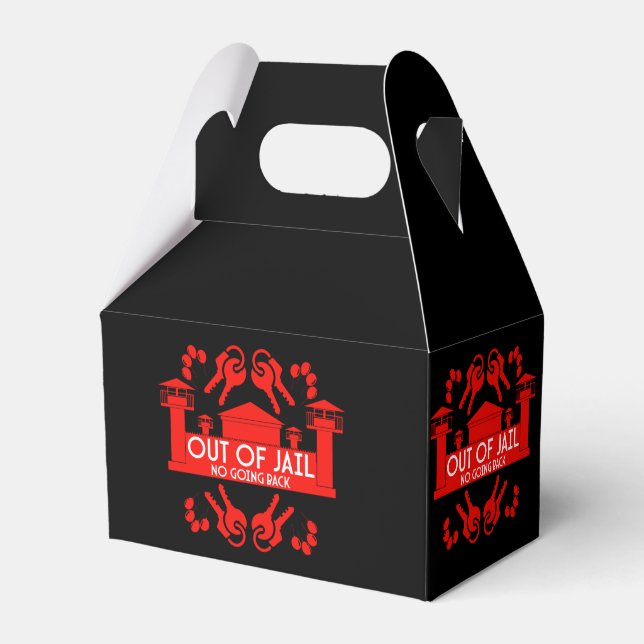 Caixinha De Lembrancinhas Presente de libertação fora da prisão (Frente)