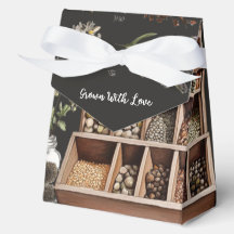 Presentes de Jardim Sementes e Ervas Favor