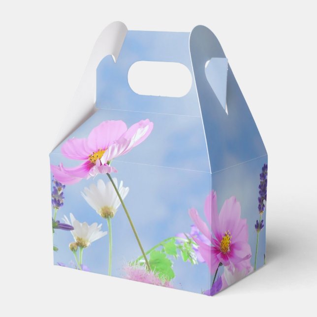Caixinha De Lembrancinhas Pretty Spring Wild Flowers (Frente)