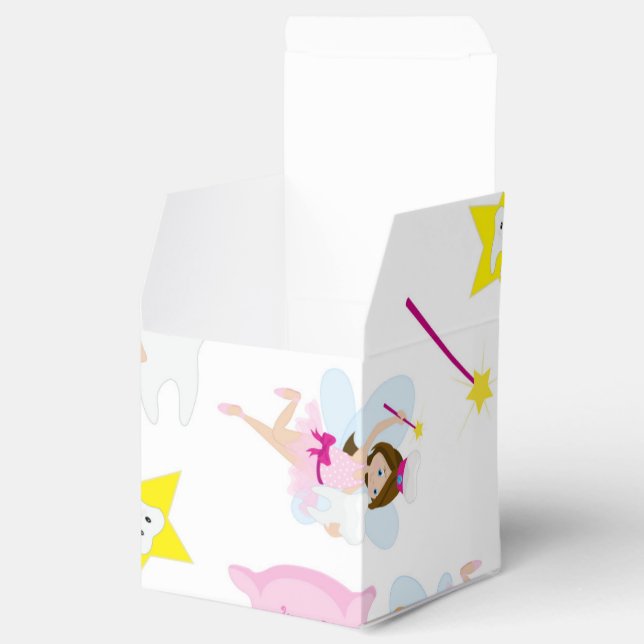 Caixinha De Lembrancinhas Pretty Tooth Fairy Magic Wand White Teeth (Aberto)